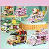 Jeu de construction mini puzzle créatif DIY Burger Sucré Voiture avec 638 Grains Plastique ABS
