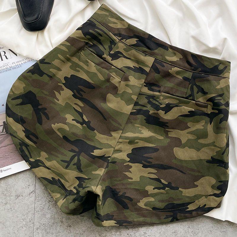 Buy American Fashion Camouflage Denim Shorts Women'S New Small
