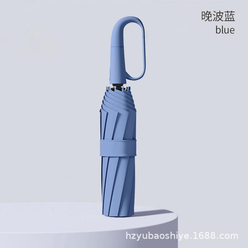 Automatic large sunshade umbrella Sun umbrella Women's high-value folding umbrella American simple and high-end men's umbrella