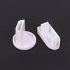 Bundle of 5 PVC Sealing Caps for Roller Blinds; Plastic Bottom Rail End Caps; Non-Slip Curtain Track Fixtures