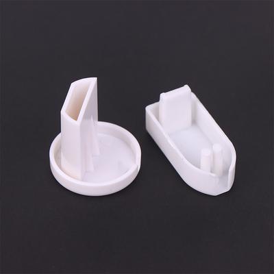 5Pcs PVC Bottom Rail Sealing Plug Cap Sleeve Non-slip Hand-pull Curtain Track Accessories Plastic End Cap For Roller Blinds