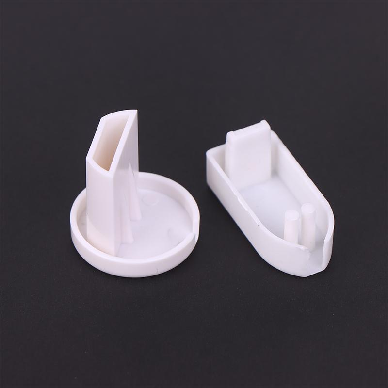 Bundle of 5 PVC Sealing Caps for Roller Blinds; Plastic Bottom Rail End Caps; Non-Slip Curtain Track Fixtures