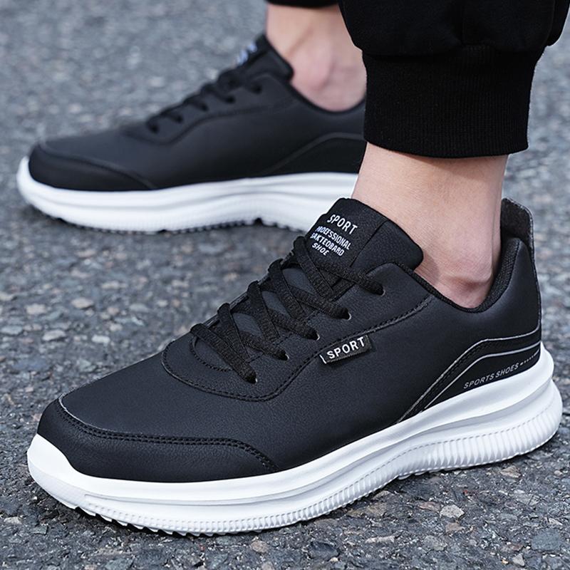 39-48 Spring/autumn Men's Shoes Men's Sports and Leisure Student Shoes Running Lightweight Black Men's Shoes