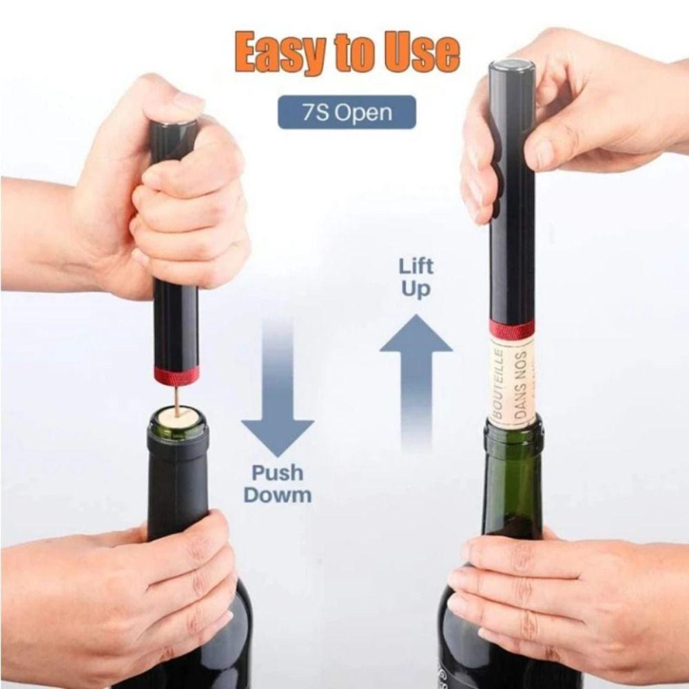 Air Pressure Pump Wine Bottle Opener Safe Wine Remover Mini Wine Corkscrew Pin Wine Lovers