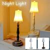 Mini Retro Small Table Lamp Desk Decoration Living Room Decoration Bedside LED Mini Model Night Lights Ornaments