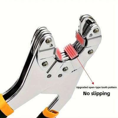 Multi-Function Grip Pliers Adjustable Universal Adjustable Wrench Open Type Heavy Duty 14-in-1 Universal Wrench Craftsman