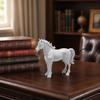 Pferdestatue, 3D-gedruckte realistische Pferdeskulptur, Sammler-Tierskulptur, Feng Shui Ornamente für Heim- und Büro-Schreibtischdekoration