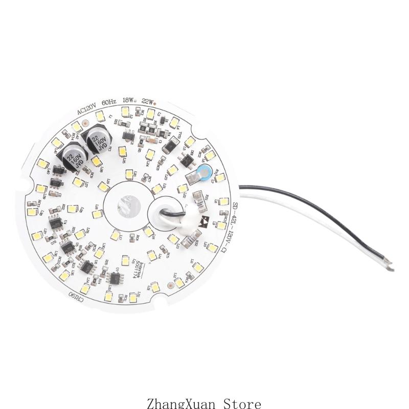 3XUF Dimmable Ceiling Flush Light Replacement Panel LED Module 18W 120V LED Retrofits Kits Circular Lamp Board Enduring