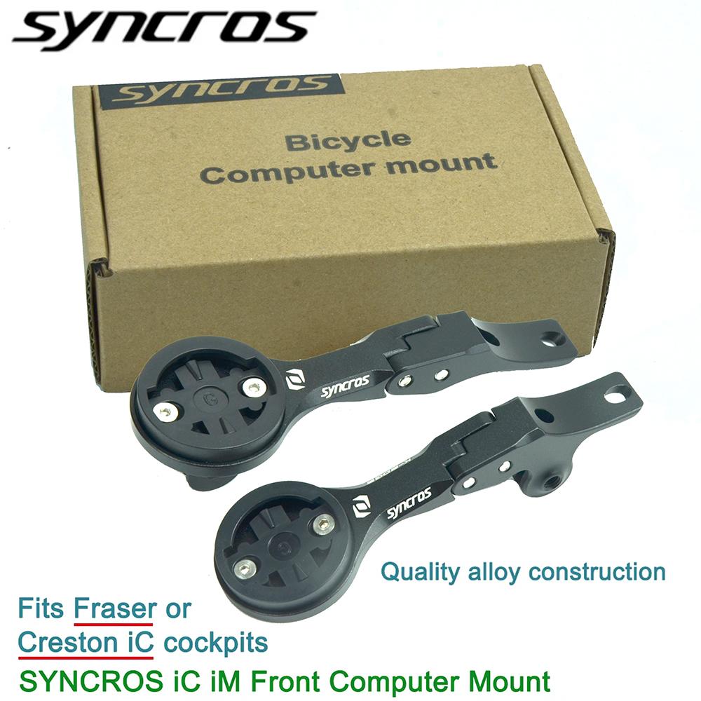Supporto per Manubrio Integrato SYNCROS ADDICT RC Supporto per Computer Mount Staffa per GPS/Garmin/Bryton/Wahoo CRESTON IC SL