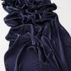 Women Plain Silk Satin Hijab Scarf Different Sides Bark Wrinkles Solid Color Long Shawl Muslim Women Smooth Silk Like Underscarf