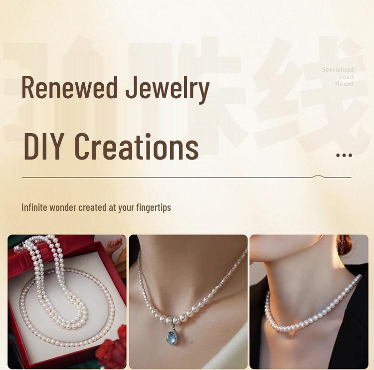 Japońska nić perłowa: Odporny na zużycie sznurek jubilerski do ręcznie tkanych naszyjników i bransoletek