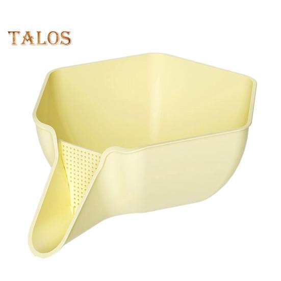 

Многофункциональная сливная корзина с ручкой, большая емкость, пищевая кухонная мойка без BPA, дуршлаг, сушилка для фруктов