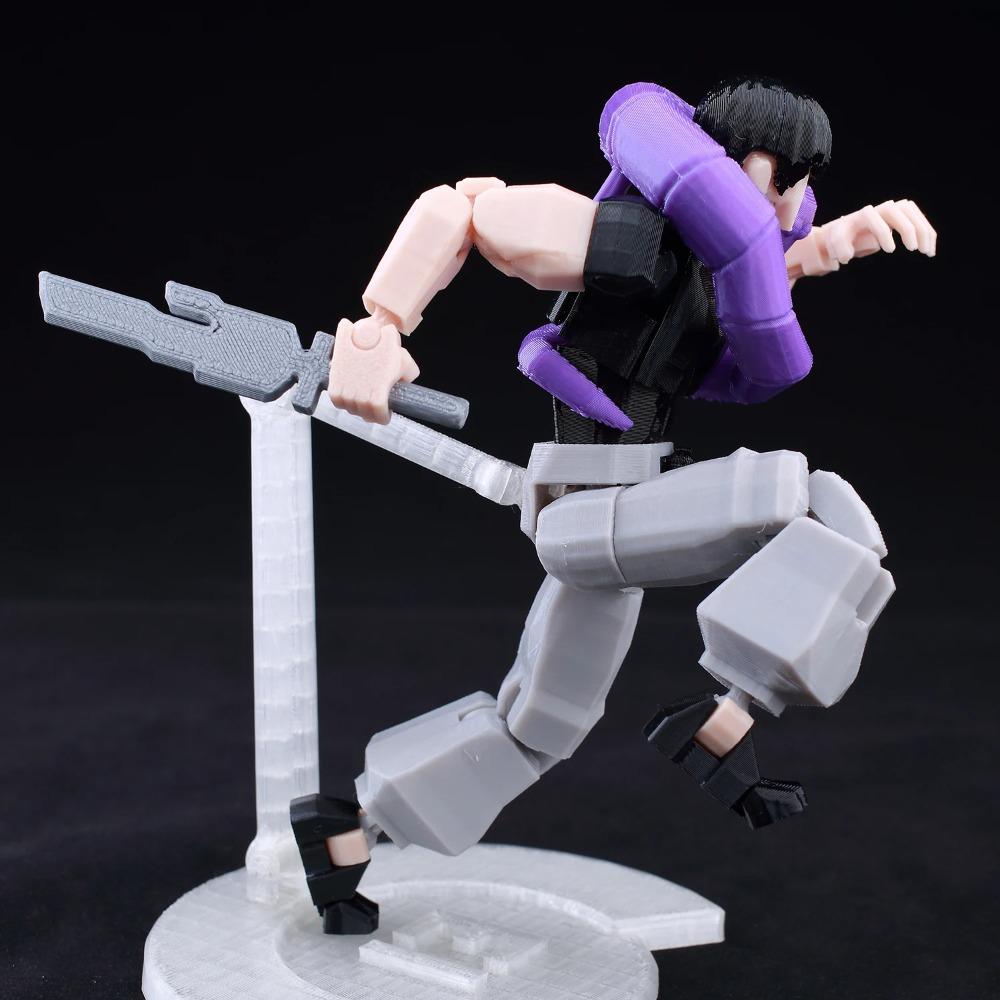9L3D Printed Lucky Dummy 13 Jujutsu Kaisen Fushiguro Toji Anime Multi-Jointed Shapeshift Toys Action Figures Mannequin Model