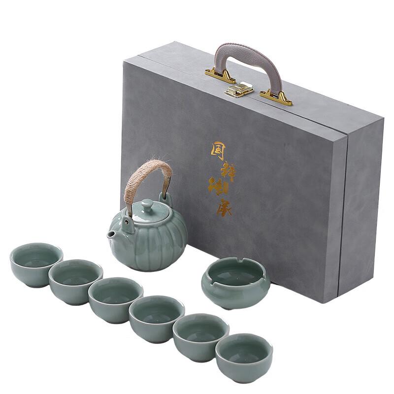 Tao Zhide Premium Ceramic Gongfu Tea Set Gift Box