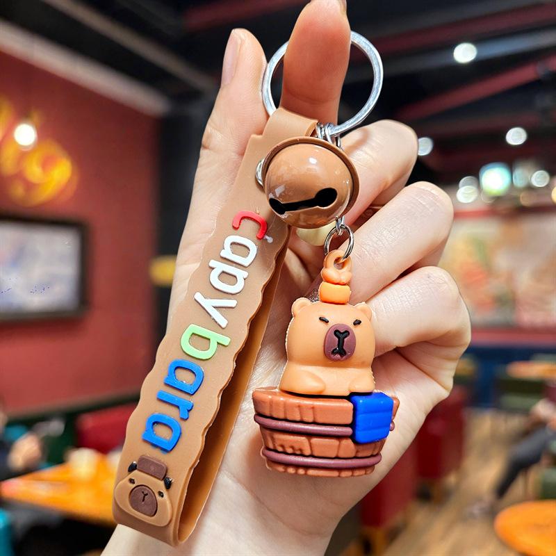 Cartoon Keychain Pendant, Wooden Stick Figure, Key Chain, Blind Box, Tide Play Pendant.