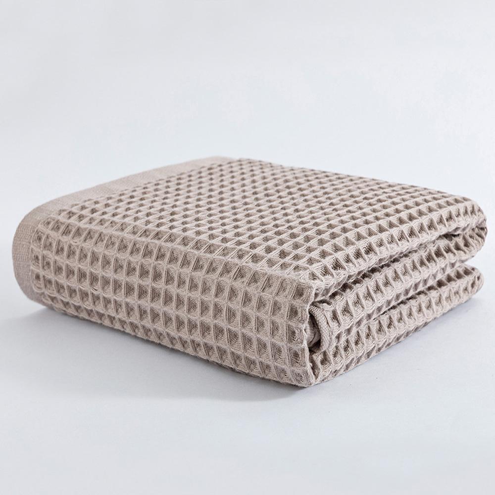 High Quality Waffle Household Hotel For Adults Cotton Face Towel Washcloth Handkerchief Bath Towel