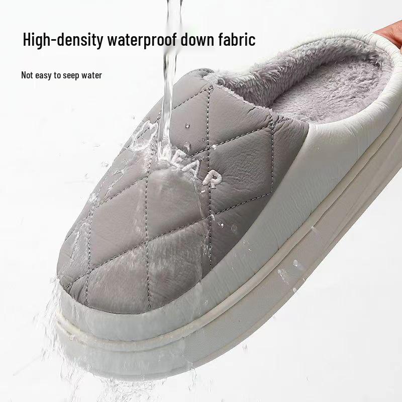 Gemütliche Baumwollpantoffeln für Damen & Herren - Innen/Außen, Warm, Fellartiges Gefühl