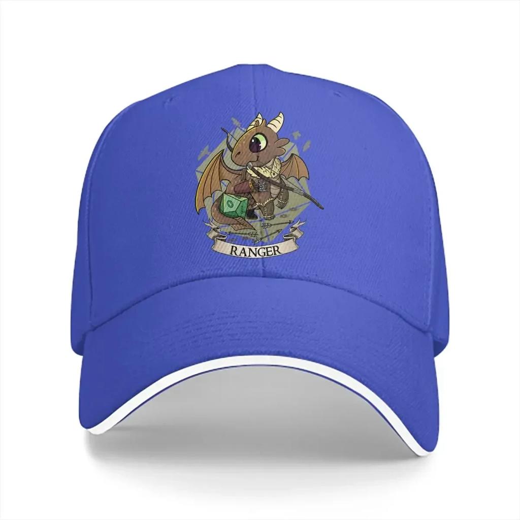 Summer Cap Sun Visor Dragon Ranger Hip Hop Caps DND Game Peaked Hats