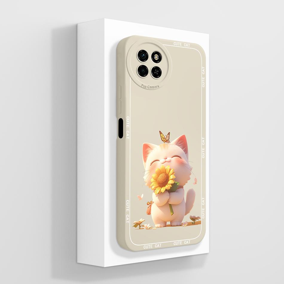 För itel S23 Plus Telefonfodral Sött Kreativt Fullt Skydd Funda För itel S 23 Plus Mjukt Flytande Silikon Lättviktigt Skal Capa