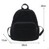 Fashion Backpack for Teen Girls Knapsacks Corduroy Portable Lightweight Daypack Rucksack