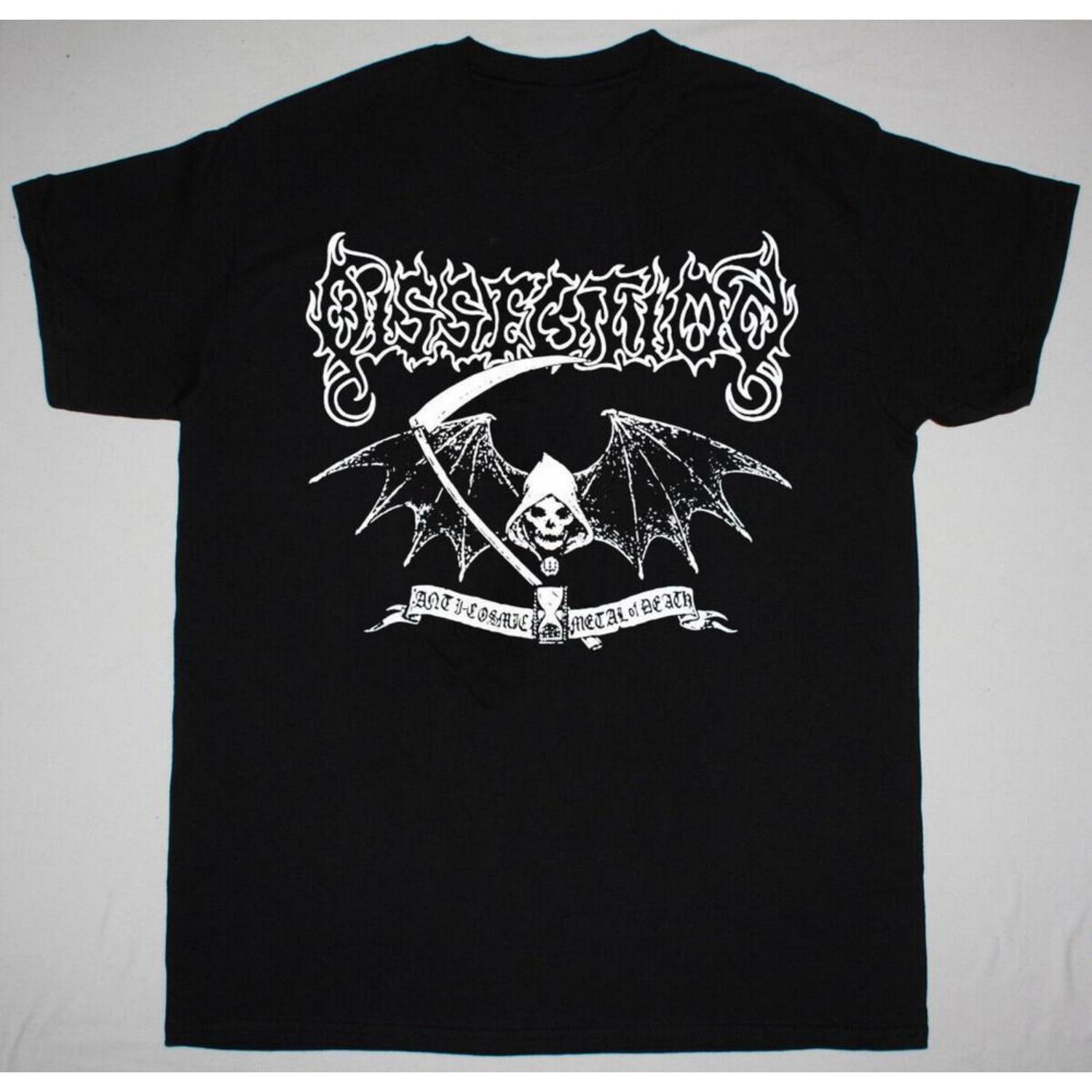 NEW DISSECTION Band Logo Black All Size Unisex Shirt Unisex T-Shirt S чёрный