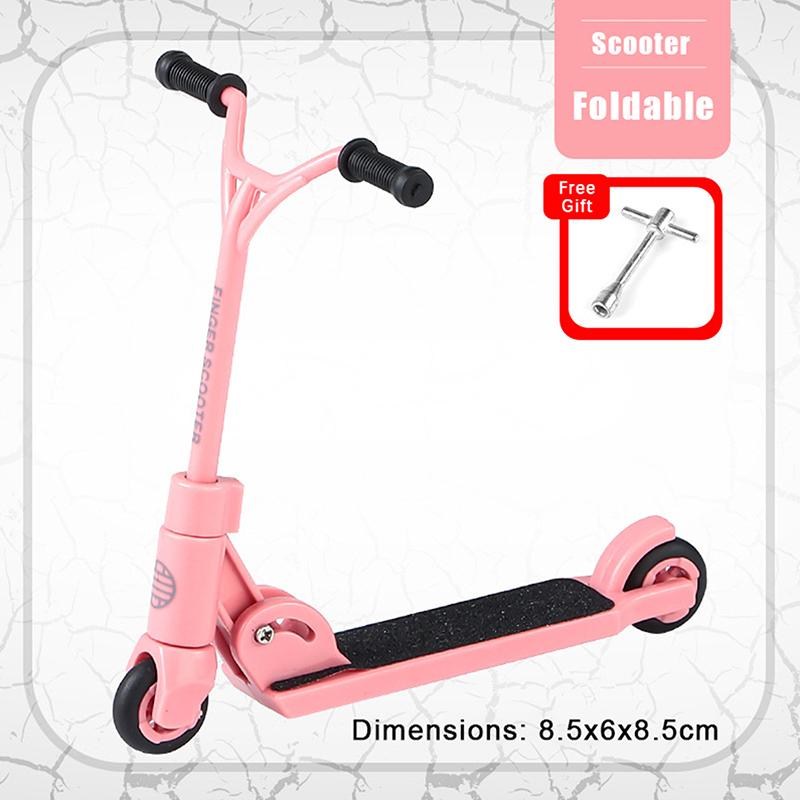 Kids Creative Finger Scooter Kick Scooter Finger BMX Foldable T-type Finger Scooter With Brake Educational Toys