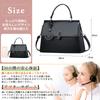 NICOLE & DORIS Women's Flap Shoulder Bag, Crossbody Bag, Perfect for Commuting, with Back Pocket, Anti-Theft Back Pocket, Studs, and Elegant PU