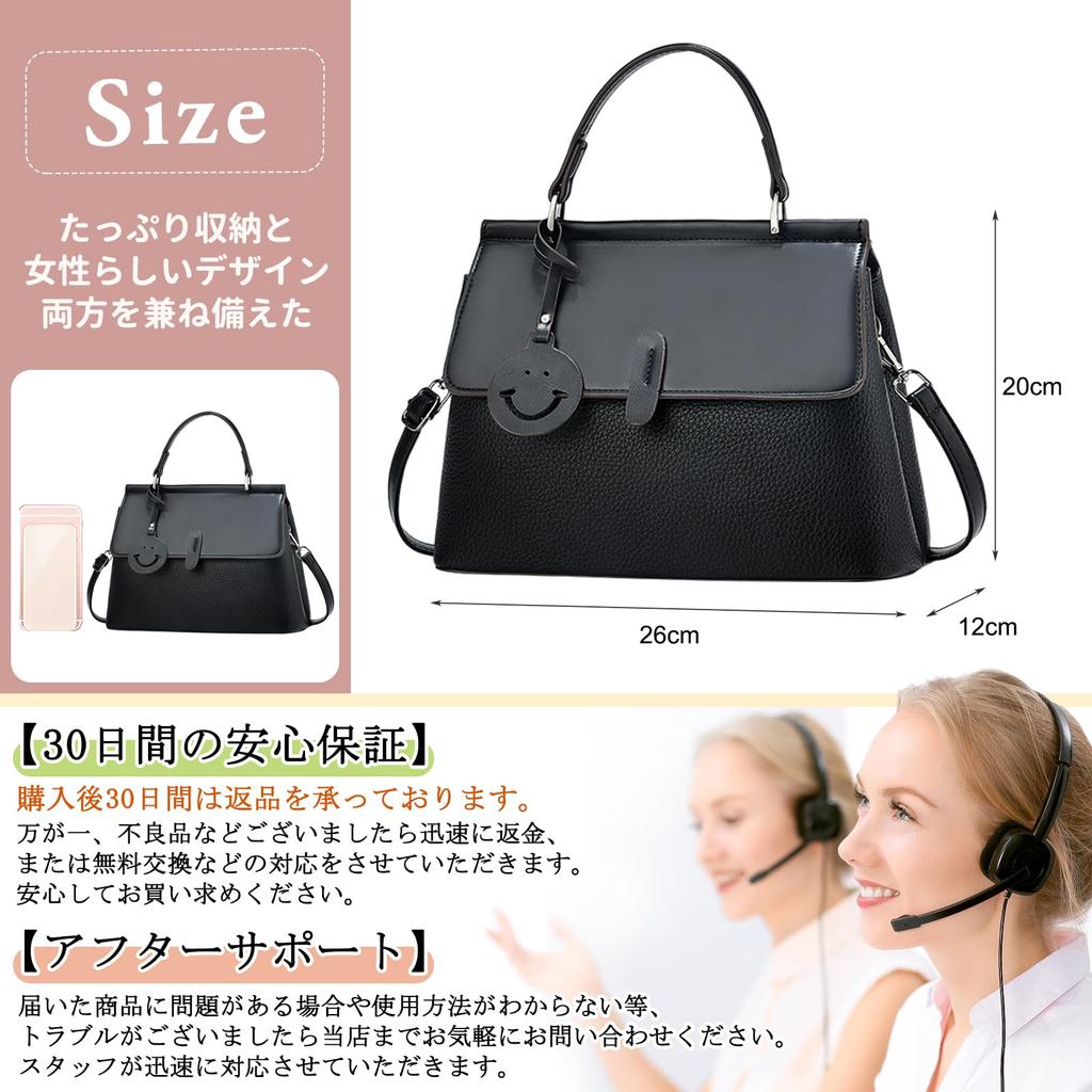 NICOLE & DORIS Women's Flap Shoulder Bag, Crossbody Bag, Perfect for Commuting, with Back Pocket, Anti-Theft Back Pocket, Studs, and Elegant PU