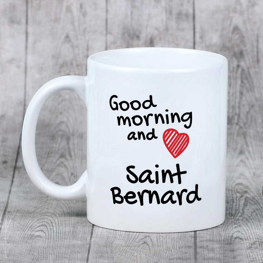 St. Bernard, Saint Bernard, Alpine Mastiff - cup with a dog, personalized cup with a print, a classic gift for everyone from the Art-Dog brand