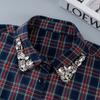 Lace Detachable Collar Rhinestones Shirt Collar False Shirt Collar  Halloween Decoration