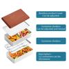 1200ML Stackable Bento Box 2-Tier Food Storage Container Set with Cutlery for Kids Crisper Microwave and Dishwasher Safe