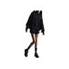 Nike Womens Oversized Pullover Hoodie Black/Sail Women Streetwear DQ5858-010