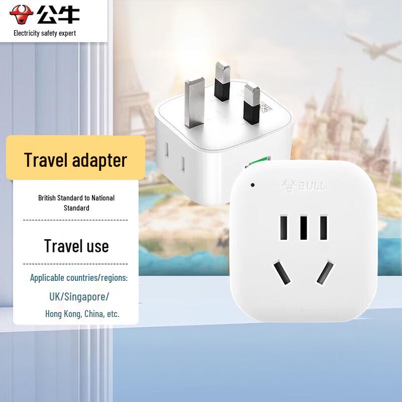 BULL International Travel Power Adapter