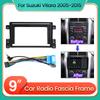 2 DIN Car Fascia for Suzuki Grand Vitara 2005-2015 Frame Adapter Panel Dash Mounting Frame Dashboard Kit