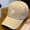 Letter P The Embroidery Mens Summer Sun Protection Baseball Cap Breathable Hat