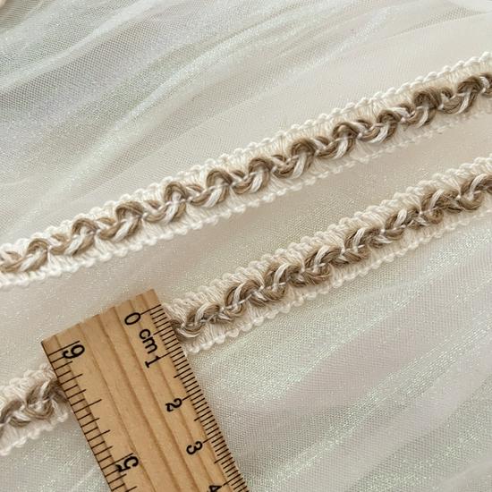 Этническая кружевная отделка: DIY пеньковая веревка и хлопковая тканая лента для ретро-декоративных краев. Идеально для одежды, обуви и головных уборов.