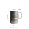 Vintage Vintage Outdoor Camping Cup Folding Portable Water Cup Camping 304 Set Cup Stainless Steel Tea Cup