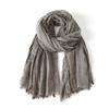 Fashion Striped Cotton Linen Scarf for Men