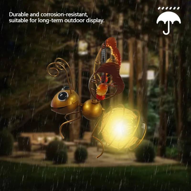 Butterfly Fairy Solar Led Garden Decor With Flying Feature For Outdoor Landscaping
