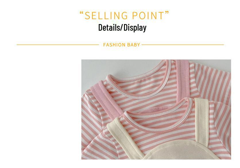 Newborn Girl's Little Rabbit Summer Romper & Diaper Cover Cotton Jumpsuit