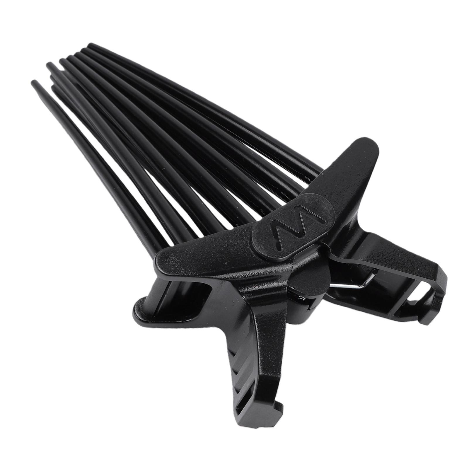 

Volume Pincher No Heat Damage Non Slip Root Lift Hair Styling Tools with 19 Fine Teeth Black