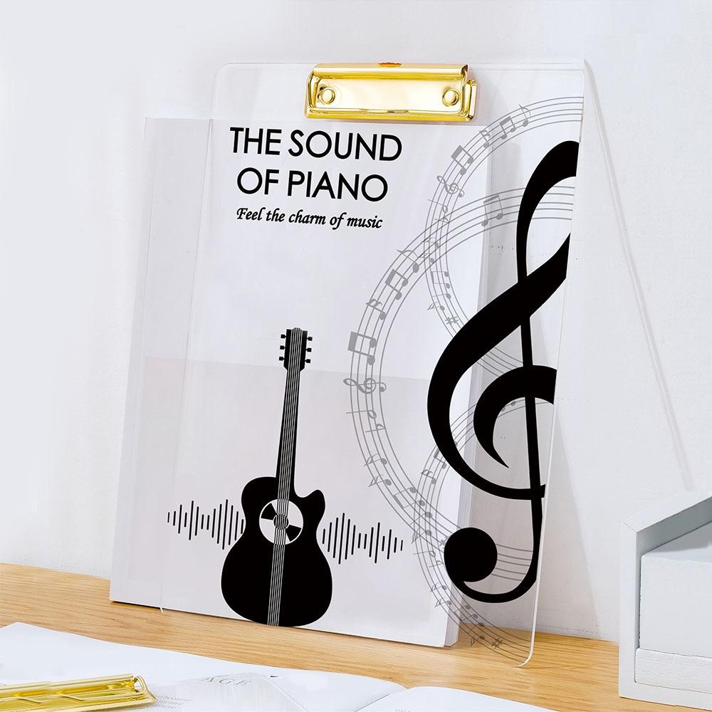 Transparent Writing Clipboard Thickened A4  File Folder Durable Document Holder  Document Storage Guitar