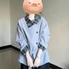 Korean Style Petite High-End Stand-Up Collar Trench Coat for Women - Early Autumn Waist-Hugging Short Jacket