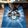Custom Name Gremio Football Club Emblem Rug Office Rug Chair Mat Non Slip Carpet Rugs for Bedrooms Dining Room Living Room Home Decor Gifts