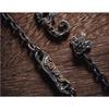 Manufacturer Silver Men's Necklace Men's Retro Pendant Accessories Clavicle Chain Chinese Style Beast Pattern Taijiao Chain