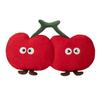 Cherry Plush Toy Pillow Doll And Keychain With Pp Cotton Filling Soft Cushion For Girls Gift