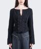 Nogtabeu Corset Blouse Black
