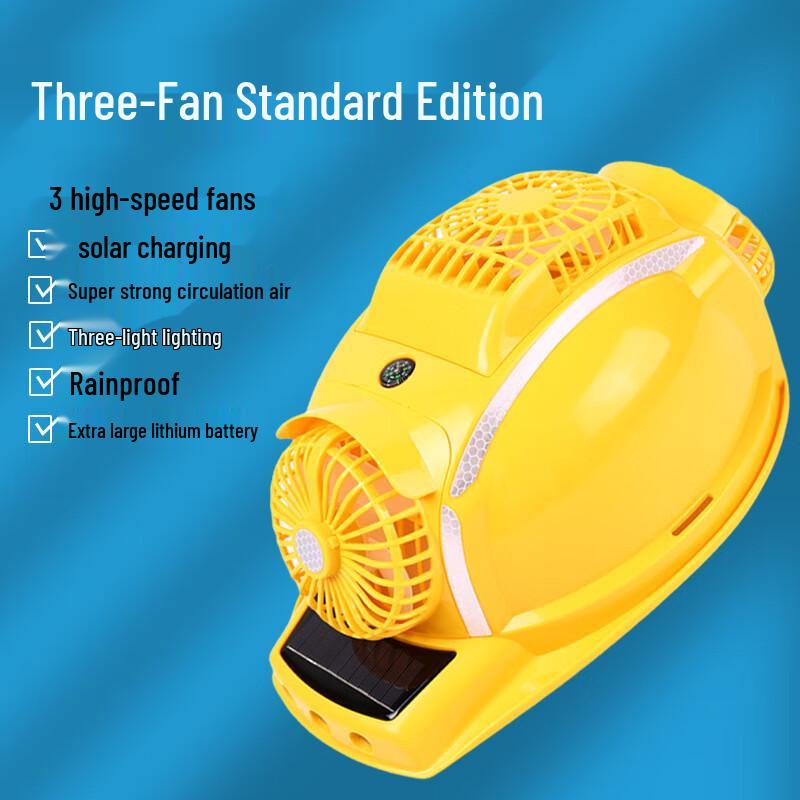 NLNTL Rechargeable Fan Cooling Safety Helmet 1