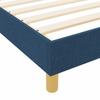 Bed Frame with Headboard Blue 100 x 200 cm Fabric