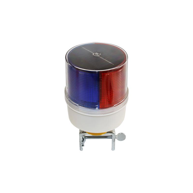 Solar LED Rotating Warning & Signal Light for Construction, Guardrails, and Marine Use